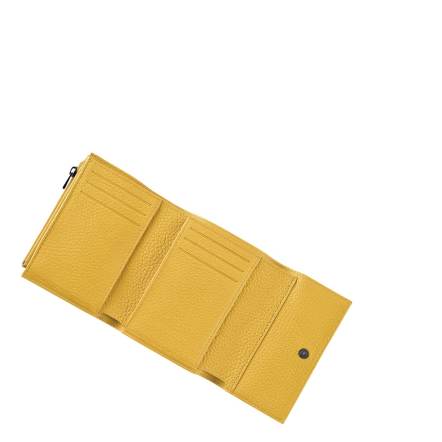 Longchamp Roseau Essential Naisten Lompakko Keltainen | Fi-WSYX639