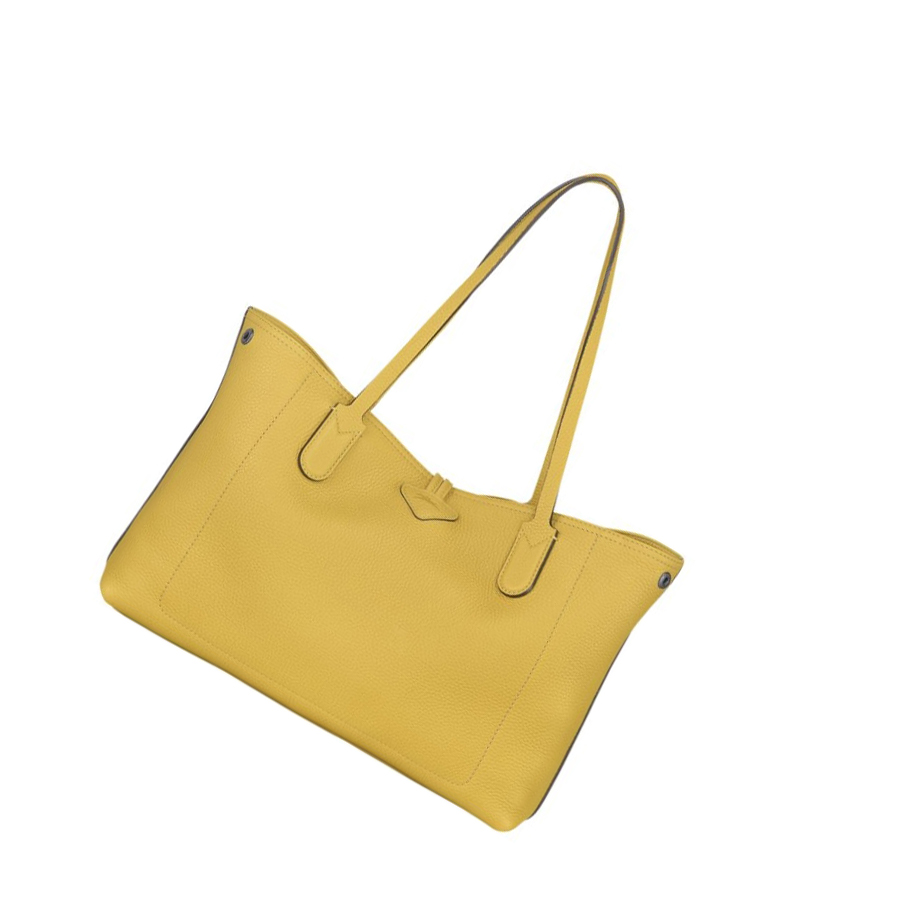 Longchamp Roseau Essential Naisten Olkalaukku Keltainen | Fi-DOBP975