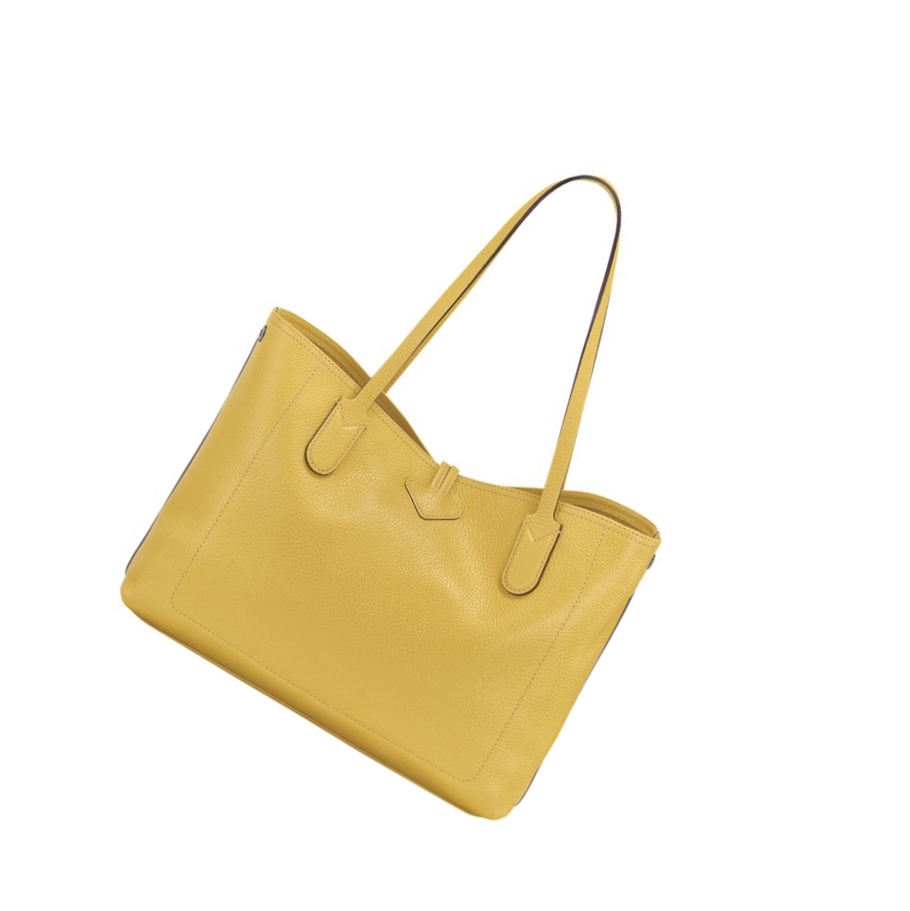 Longchamp Roseau Essential Naisten Olkalaukku Keltainen | Fi-DOBP975