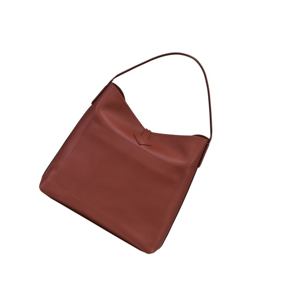Longchamp Roseau Essential Naisten Olkalaukku Ruskea | Fi-GFWO024