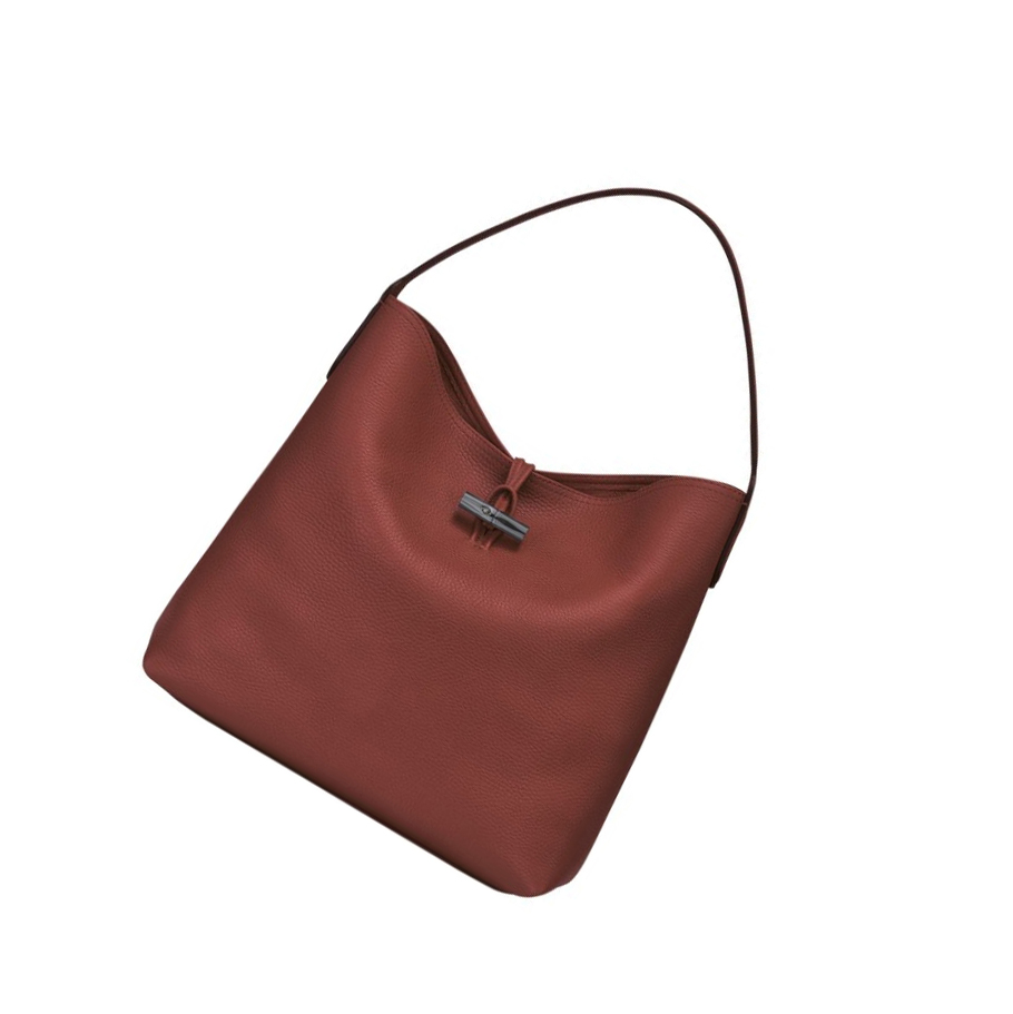 Longchamp Roseau Essential Naisten Olkalaukku Ruskea | Fi-GFWO024