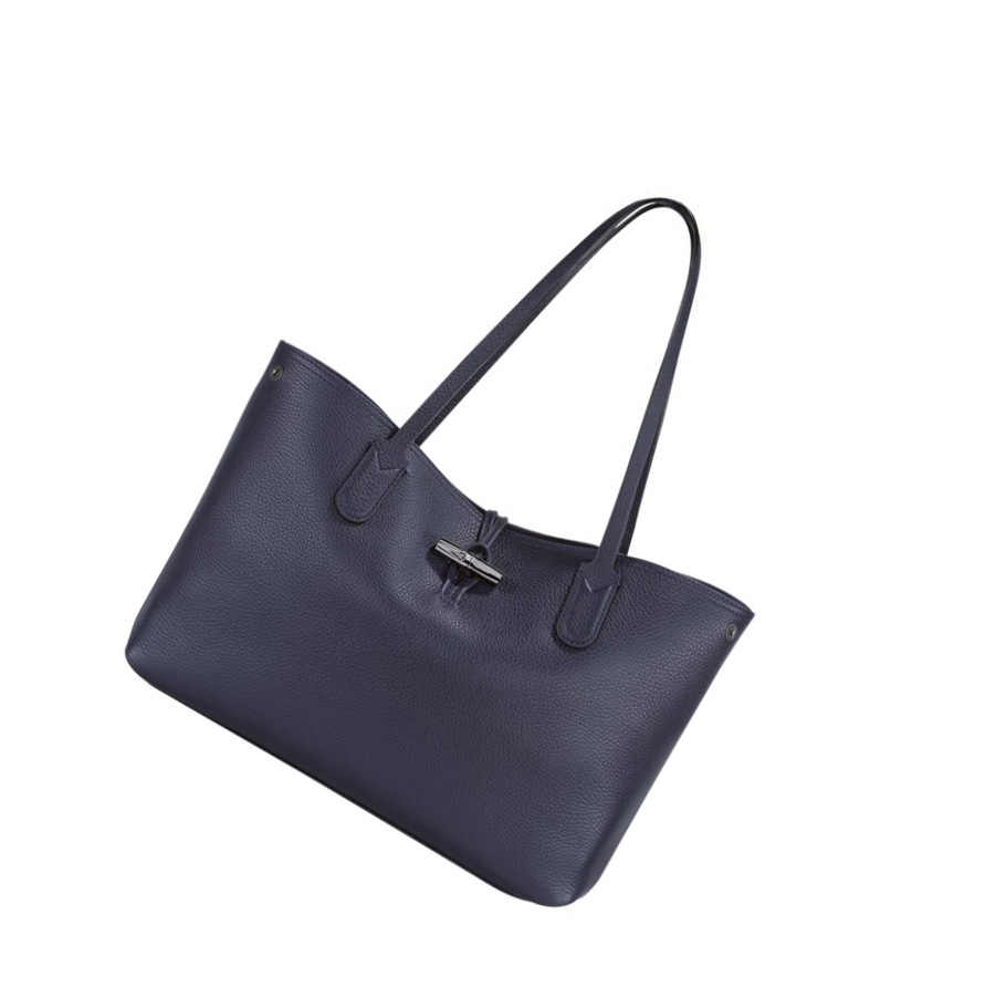 Longchamp Roseau Essential Naisten Olkalaukku Laivastonsininen | Fi-NGCA297