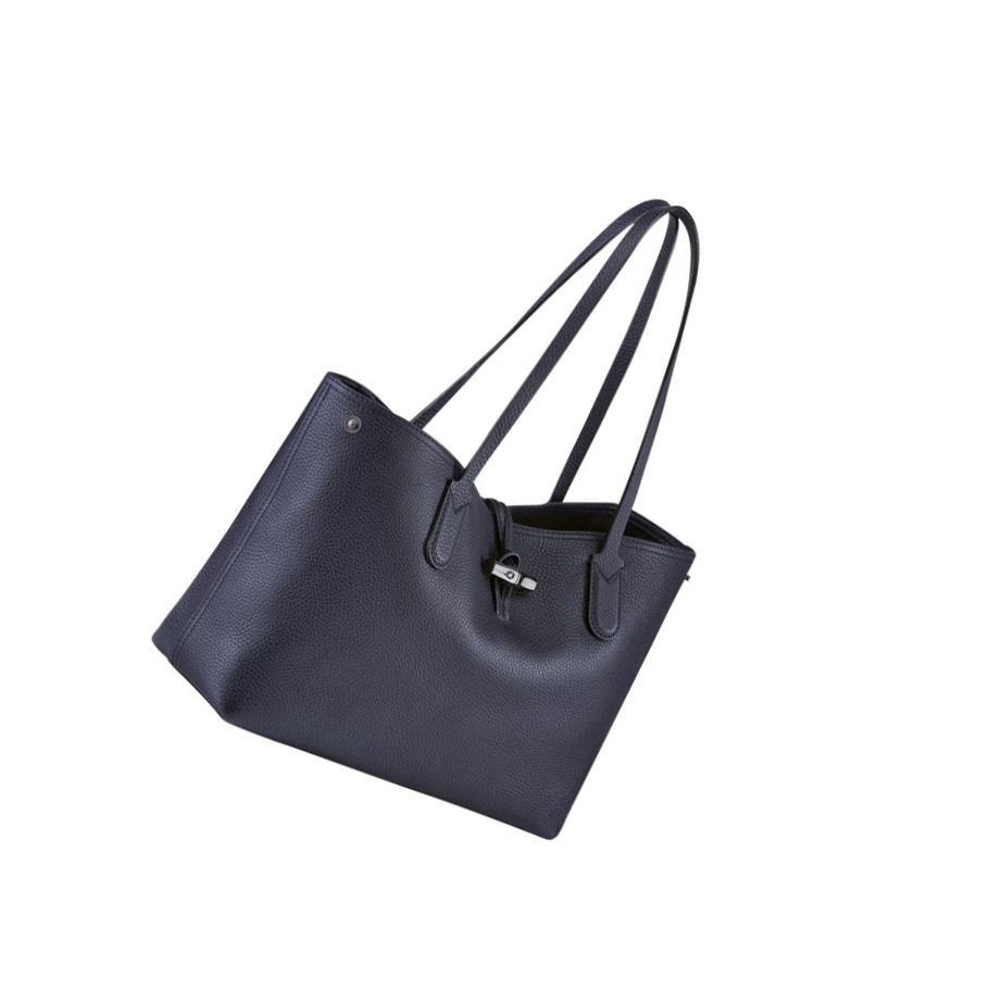 Longchamp Roseau Essential Naisten Olkalaukku Laivastonsininen | Fi-NGCA297