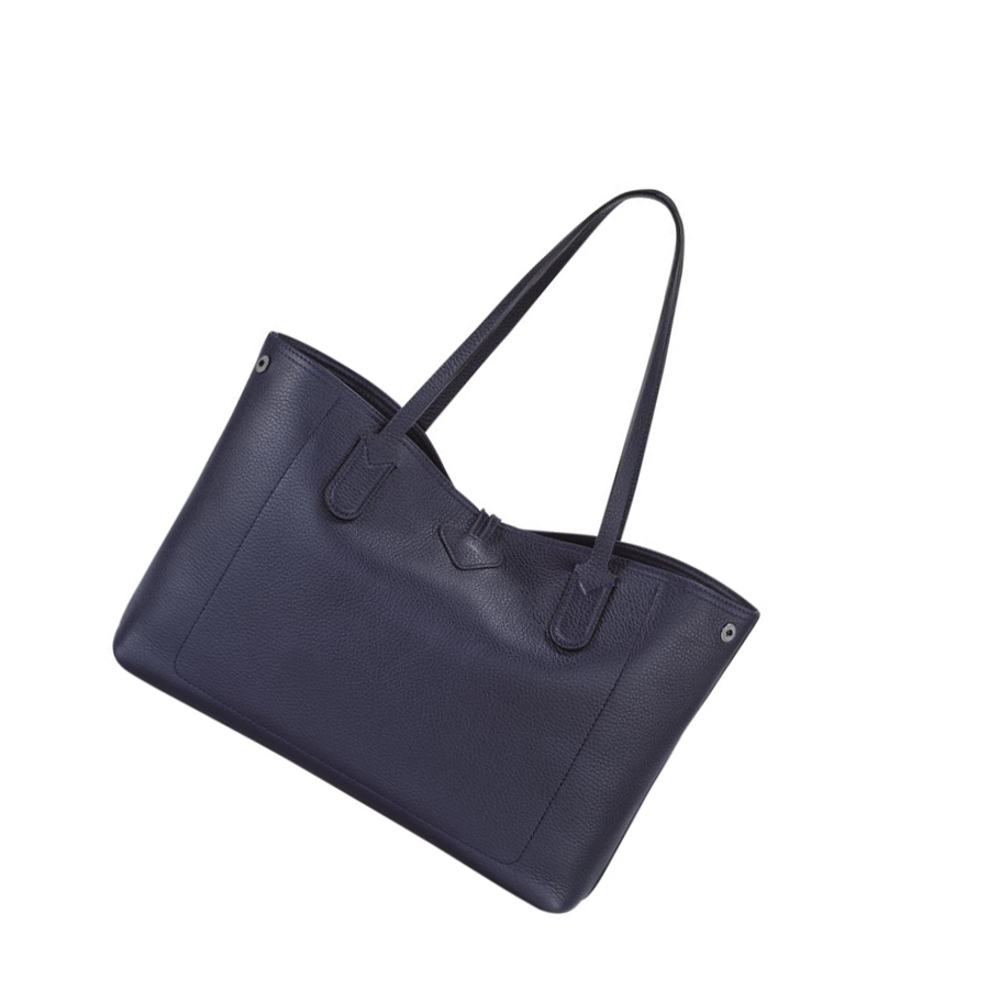 Longchamp Roseau Essential Naisten Olkalaukku Laivastonsininen | Fi-NGCA297