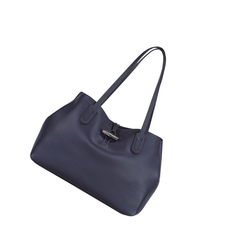 Longchamp Roseau Essential Naisten Olkalaukku Laivastonsininen | Fi-NGCA297