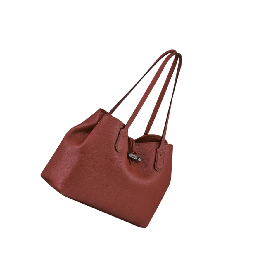 Longchamp Roseau Essential Naisten Olkalaukku Ruskea | Fi-PYLF948