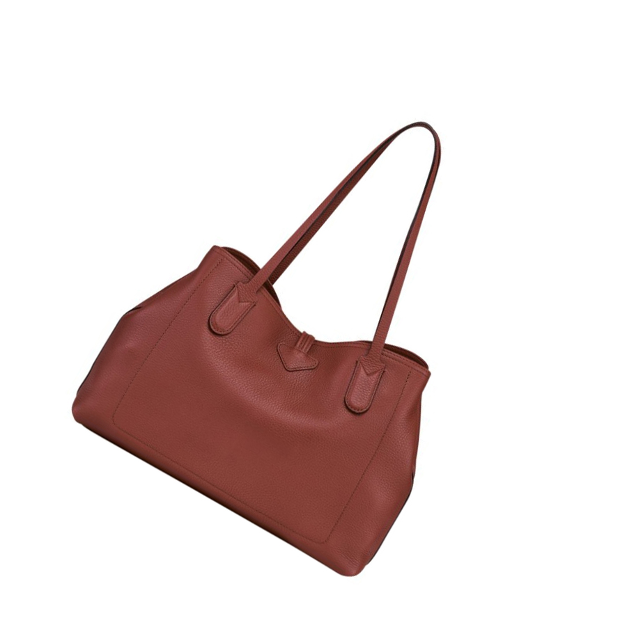 Longchamp Roseau Essential Naisten Olkalaukku Ruskea | Fi-PYLF948