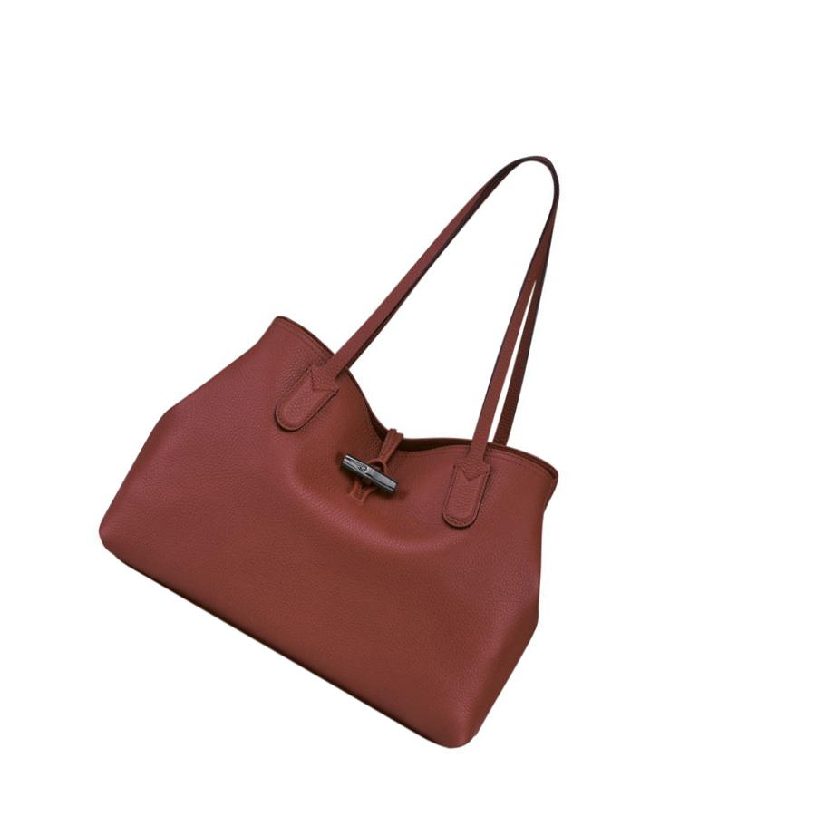 Longchamp Roseau Essential Naisten Olkalaukku Ruskea | Fi-PYLF948