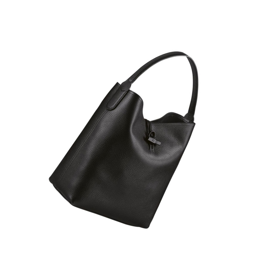 Longchamp Roseau Essential Naisten Olkalaukku Mustat | Fi-RJPE439