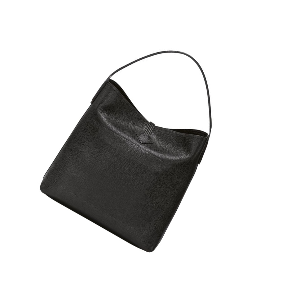 Longchamp Roseau Essential Naisten Olkalaukku Mustat | Fi-RJPE439