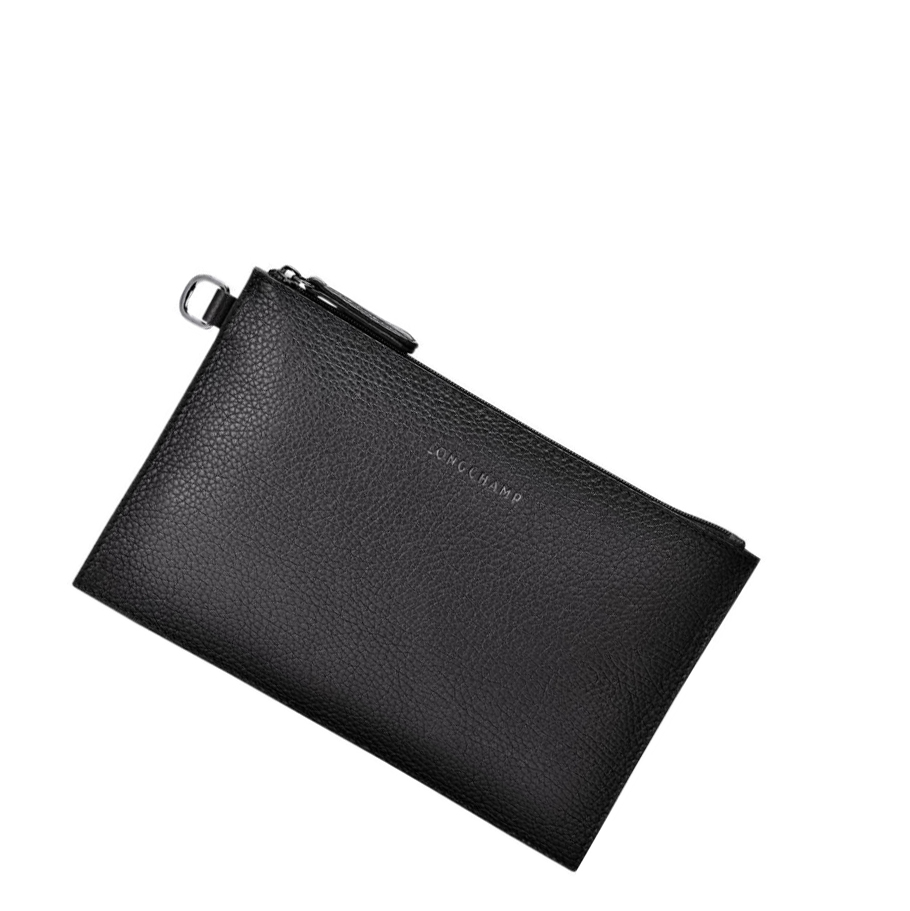 Longchamp Roseau Essential Naisten Pouches Mustat | Fi-BZUO182