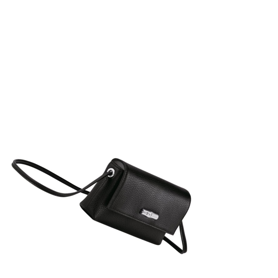 Longchamp Roseau Essential Naisten Pouches Mustat | Fi-EZCT681