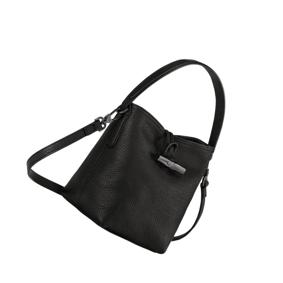Longchamp Roseau Essential S Naisten Käsilaukut Mustat | Fi-KLWP402
