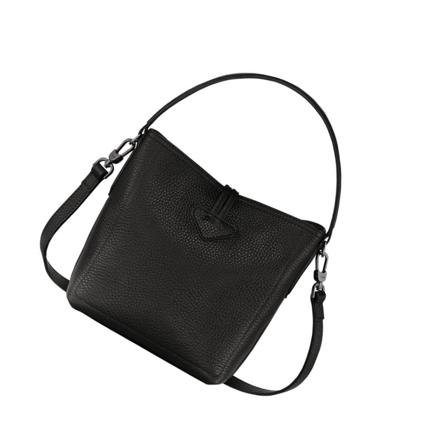 Longchamp Roseau Essential S Naisten Käsilaukut Mustat | Fi-KLWP402