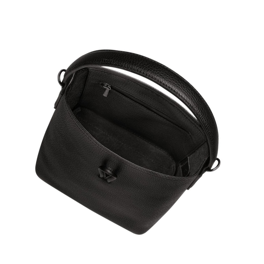Longchamp Roseau Essential S Naisten Käsilaukut Mustat | Fi-KLWP402