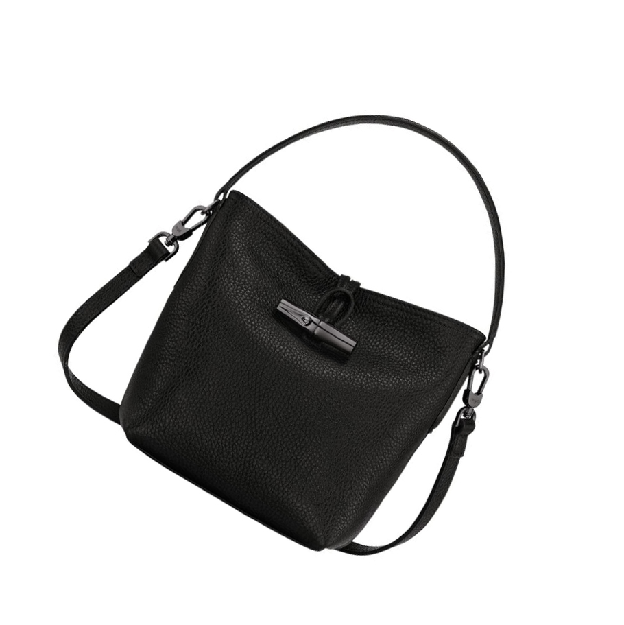 Longchamp Roseau Essential S Naisten Käsilaukut Mustat | Fi-KLWP402