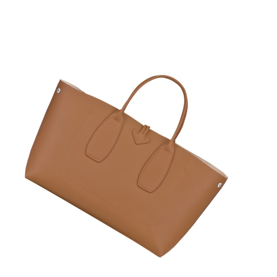 Longchamp Roseau L Naisten Käsilaukut Beige | Fi-XNCJ083