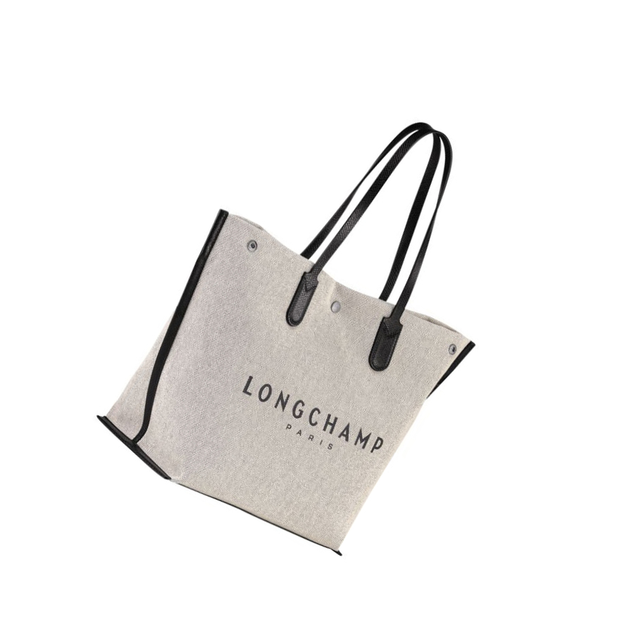 Longchamp Roseau L Naisten Olkalaukku Beige | Fi-BAUE653