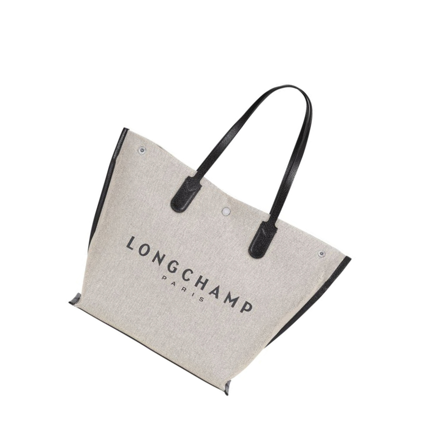 Longchamp Roseau L Naisten Olkalaukku Beige | Fi-BAUE653