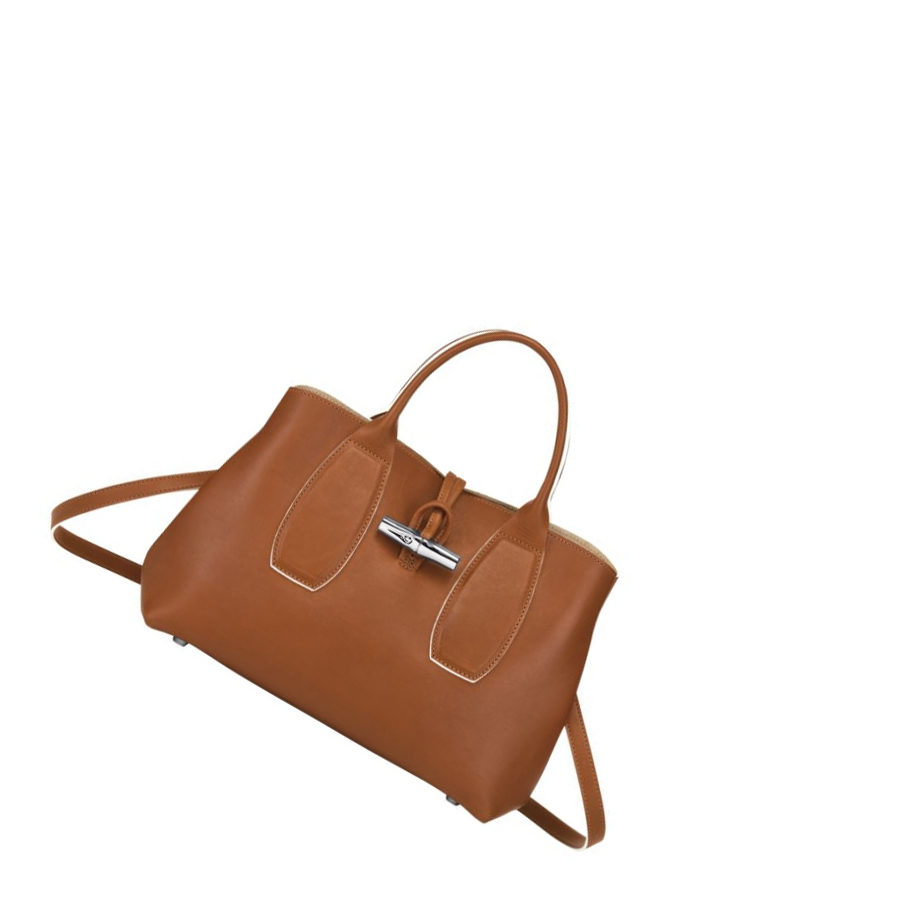 Longchamp Roseau M Naisten Käsilaukut Ruskea | Fi-SLUG349