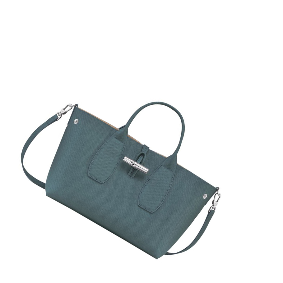 Longchamp Roseau M Naisten Käsilaukut Sininen | Fi-MSEQ913