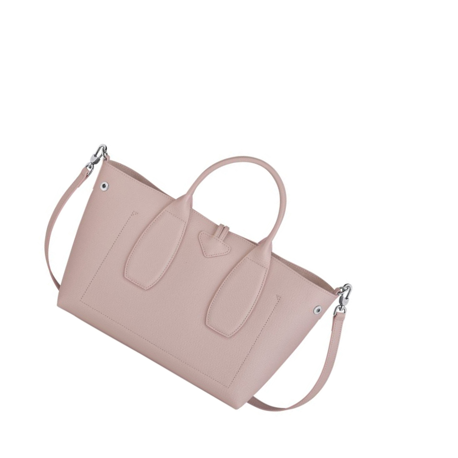 Longchamp Roseau M Naisten Käsilaukut Vaaleanpinkki | Fi-FUQH603