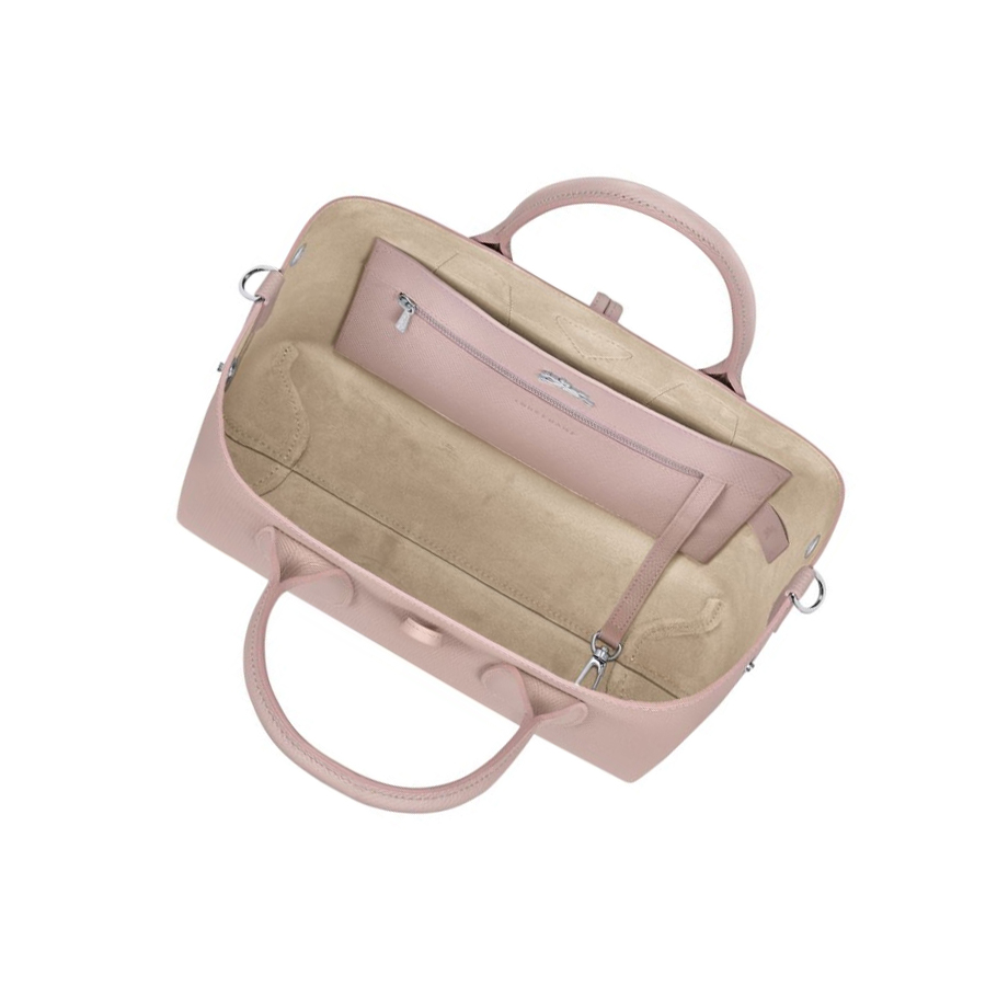 Longchamp Roseau M Naisten Käsilaukut Vaaleanpinkki | Fi-FUQH603