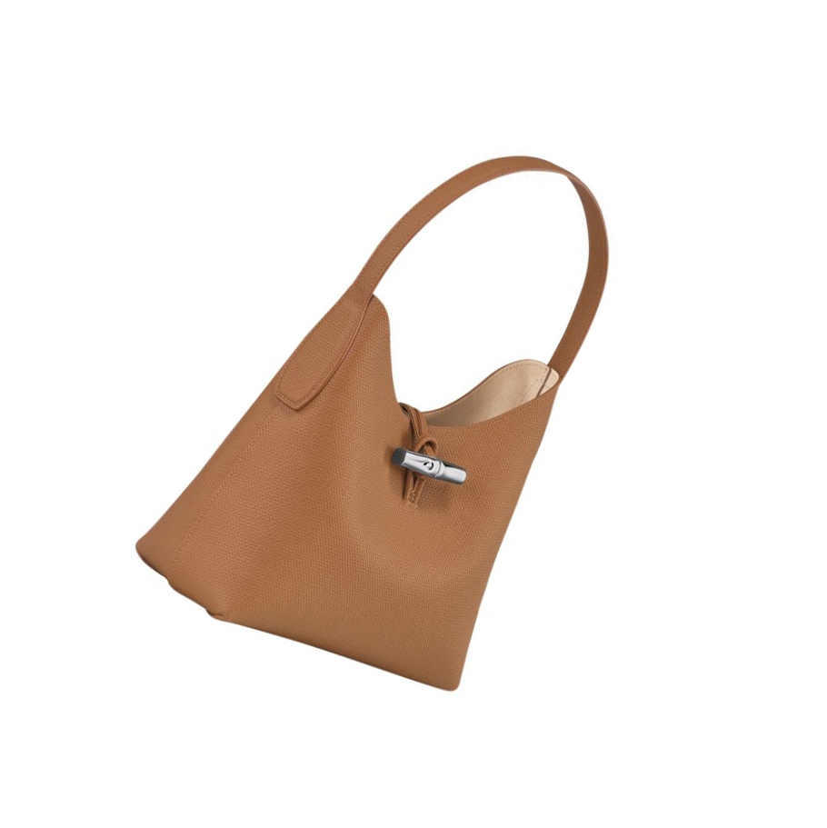 Longchamp Roseau M Naisten Olkalaukku Beige | Fi-GJRV260