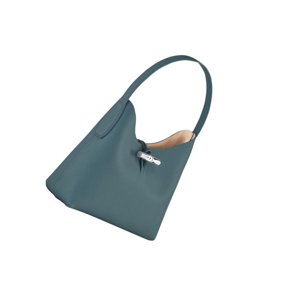Longchamp Roseau M Naisten Olkalaukku Sininen | Fi-ONLX810
