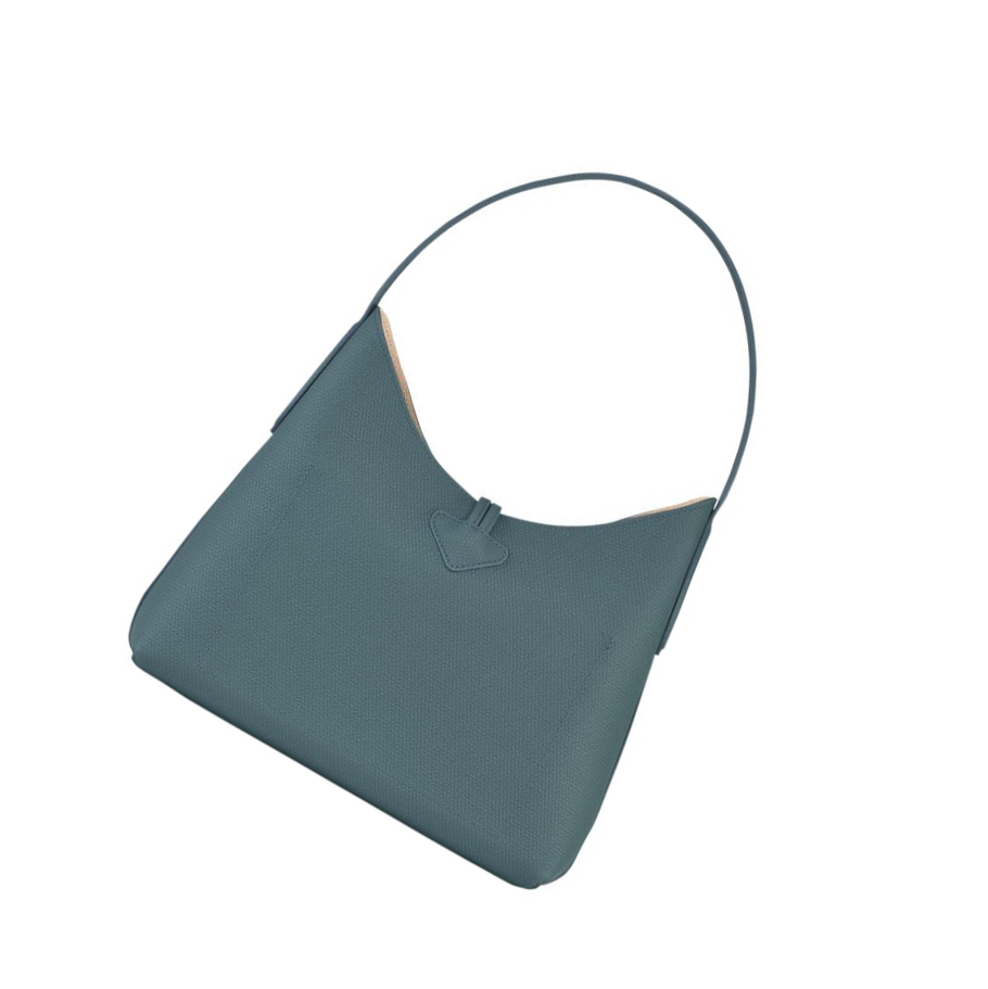Longchamp Roseau M Naisten Olkalaukku Sininen | Fi-ONLX810