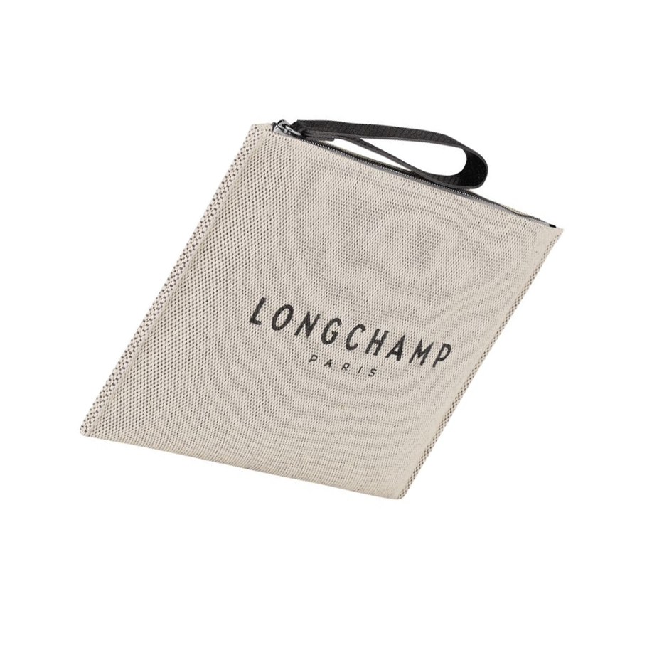 Longchamp Roseau Miesten Pouches Beige | Fi-VCTA859