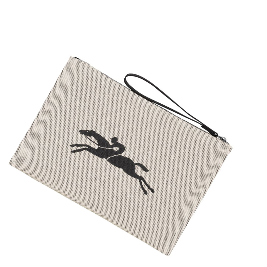Longchamp Roseau Miesten Pouches Beige | Fi-VCTA859