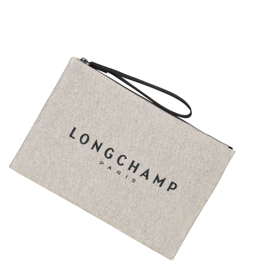 Longchamp Roseau Miesten Pouches Beige | Fi-VCTA859