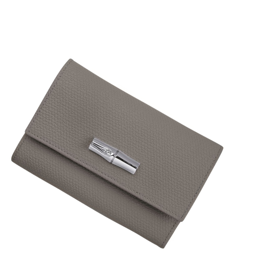 Longchamp Roseau Naisten Lompakko Harmaat | Fi-RAKM025
