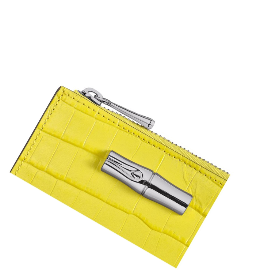 Longchamp Roseau Naisten Lompakko Keltainen | Fi-UGRC251