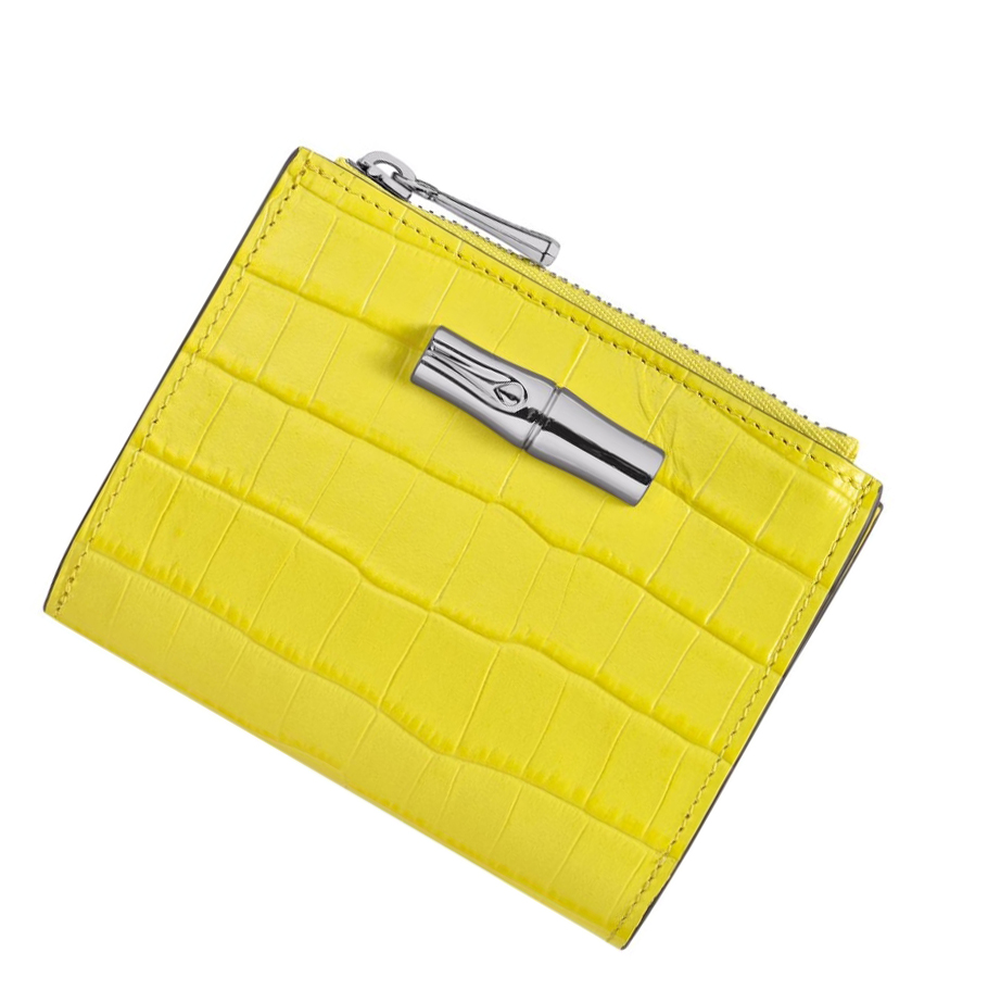 Longchamp Roseau Naisten Lompakko Keltainen | Fi-UGRC251