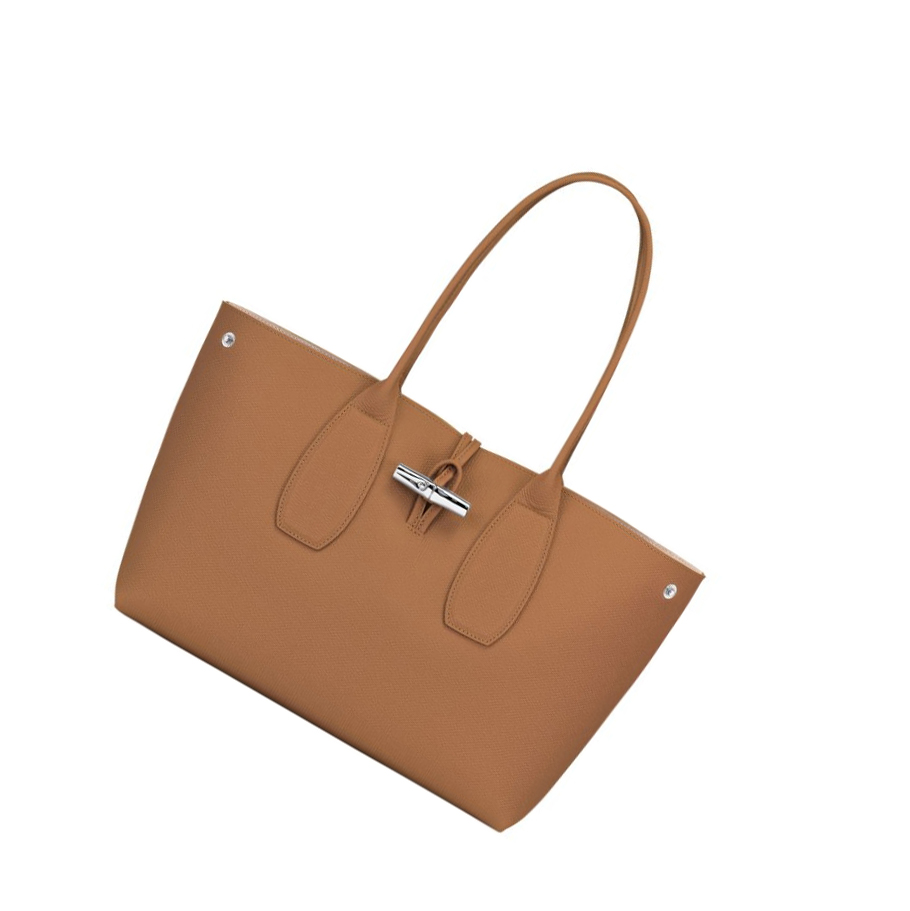 Longchamp Roseau Naisten Olkalaukku Beige | Fi-LMOB078