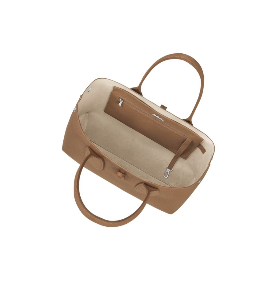 Longchamp Roseau Naisten Olkalaukku Beige | Fi-LMOB078