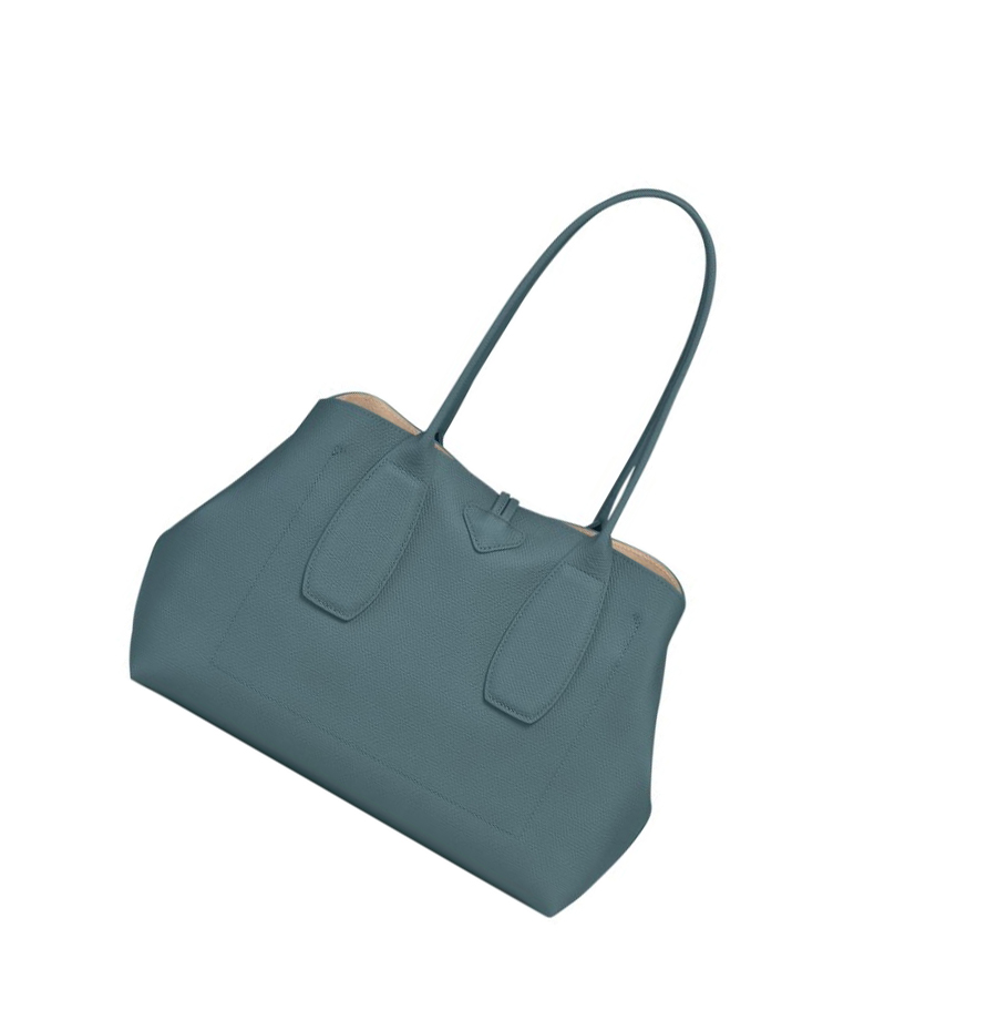 Longchamp Roseau Naisten Olkalaukku Sininen | Fi-USLC351