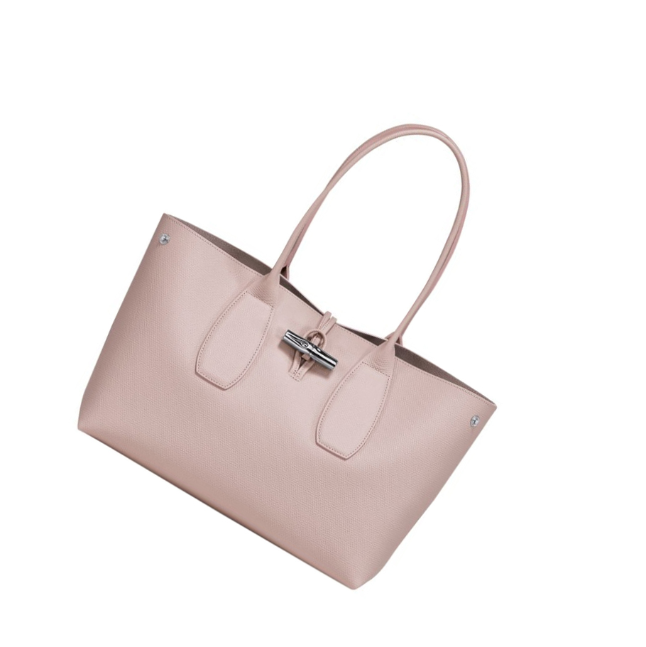 Longchamp Roseau Naisten Olkalaukku Vaaleanpinkki | Fi-FNCD328
