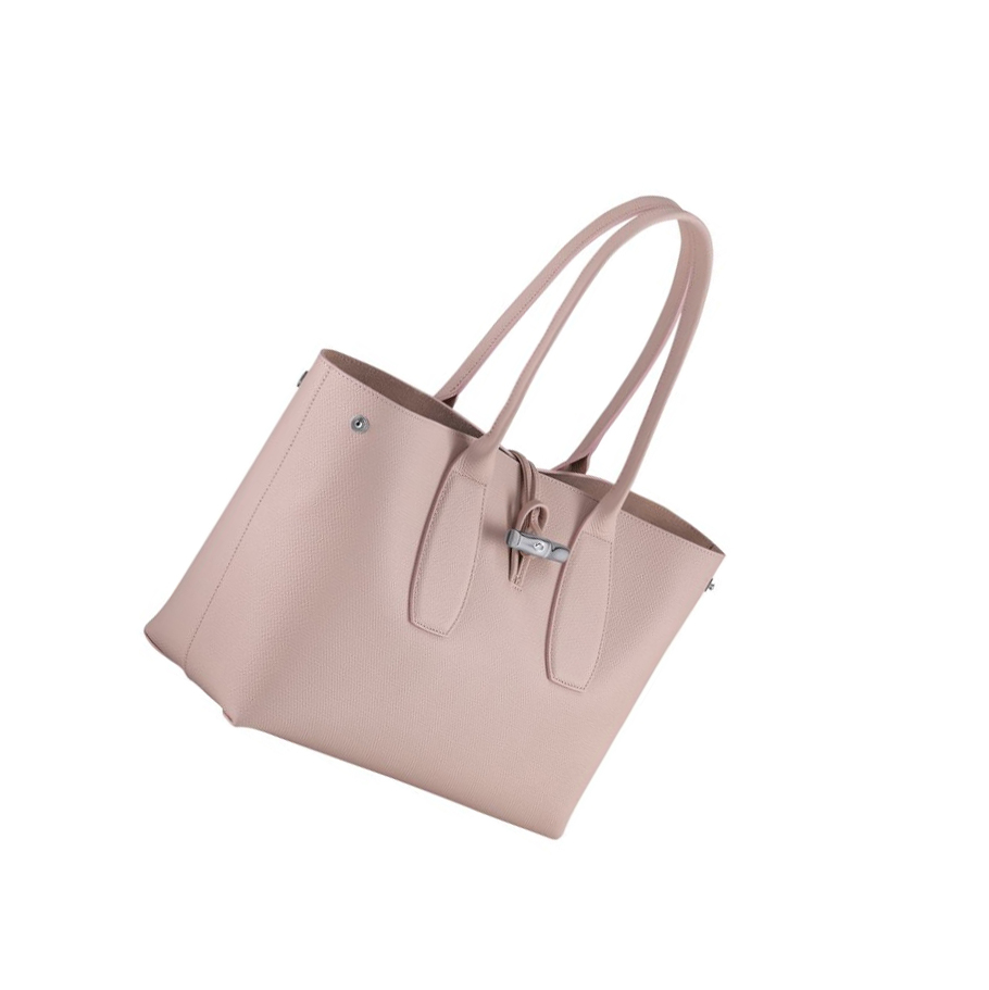 Longchamp Roseau Naisten Olkalaukku Vaaleanpinkki | Fi-FNCD328
