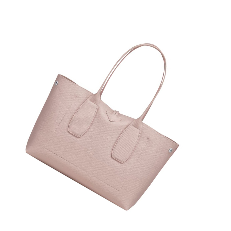 Longchamp Roseau Naisten Olkalaukku Vaaleanpinkki | Fi-FNCD328