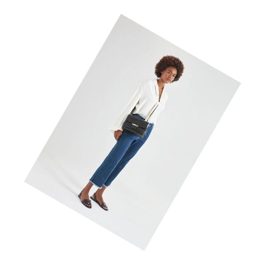 Longchamp Roseau S Naisten Crossbody Laukut Mustat | Fi-ILAH962