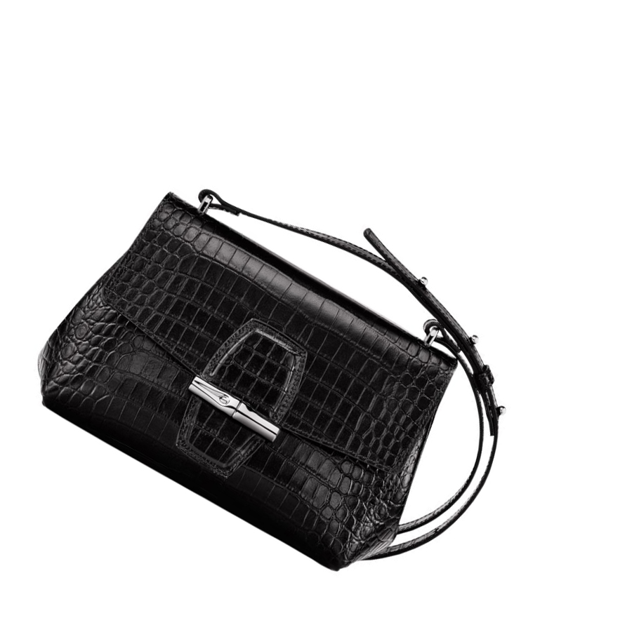 Longchamp Roseau S Naisten Crossbody Laukut Mustat | Fi-ILAH962