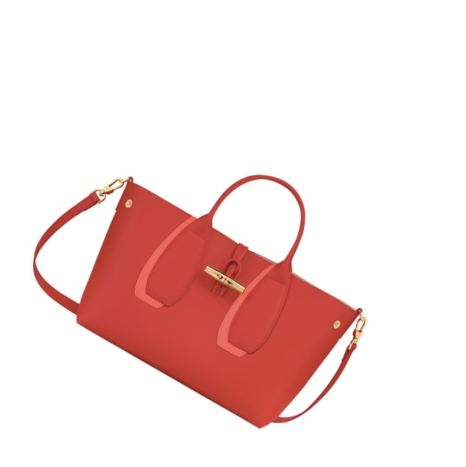 Longchamp Roseau Shadow M Naisten Käsilaukut Pinkki | Fi-LWJT610