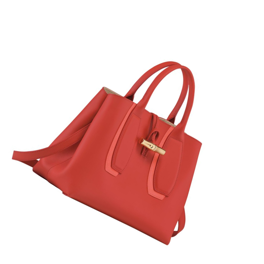 Longchamp Roseau Shadow M Naisten Käsilaukut Pinkki | Fi-LWJT610