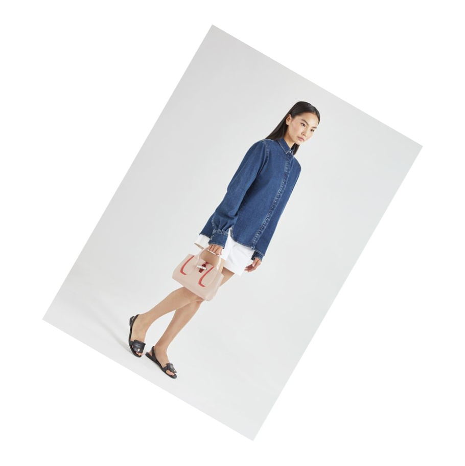 Longchamp Roseau Shadow S Naisten Käsilaukut Pinkki | Fi-GSLP306