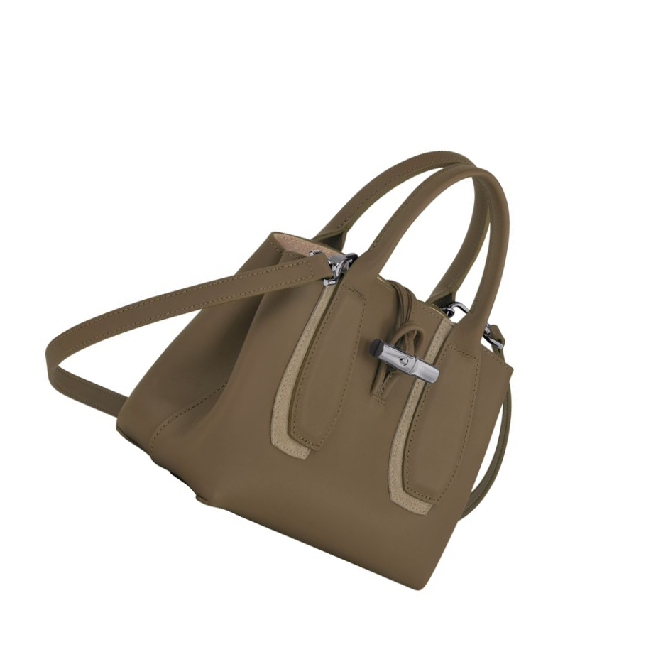 Longchamp Roseau Shadow S Naisten Käsilaukut Ruskea | Fi-TBQC502