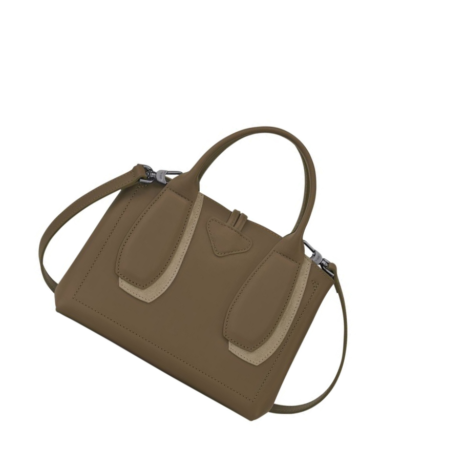 Longchamp Roseau Shadow S Naisten Käsilaukut Ruskea | Fi-TBQC502
