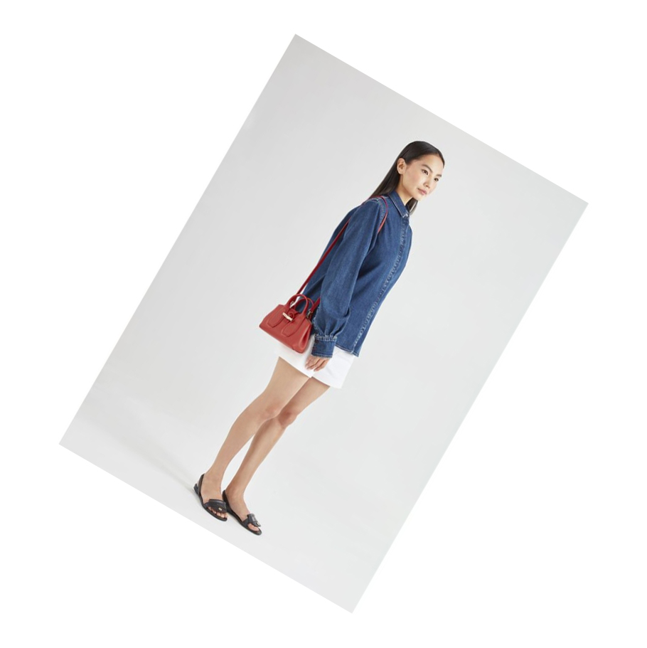 Longchamp Roseau Shadow XS Naisten Käsilaukut Pinkki | Fi-ALWF763